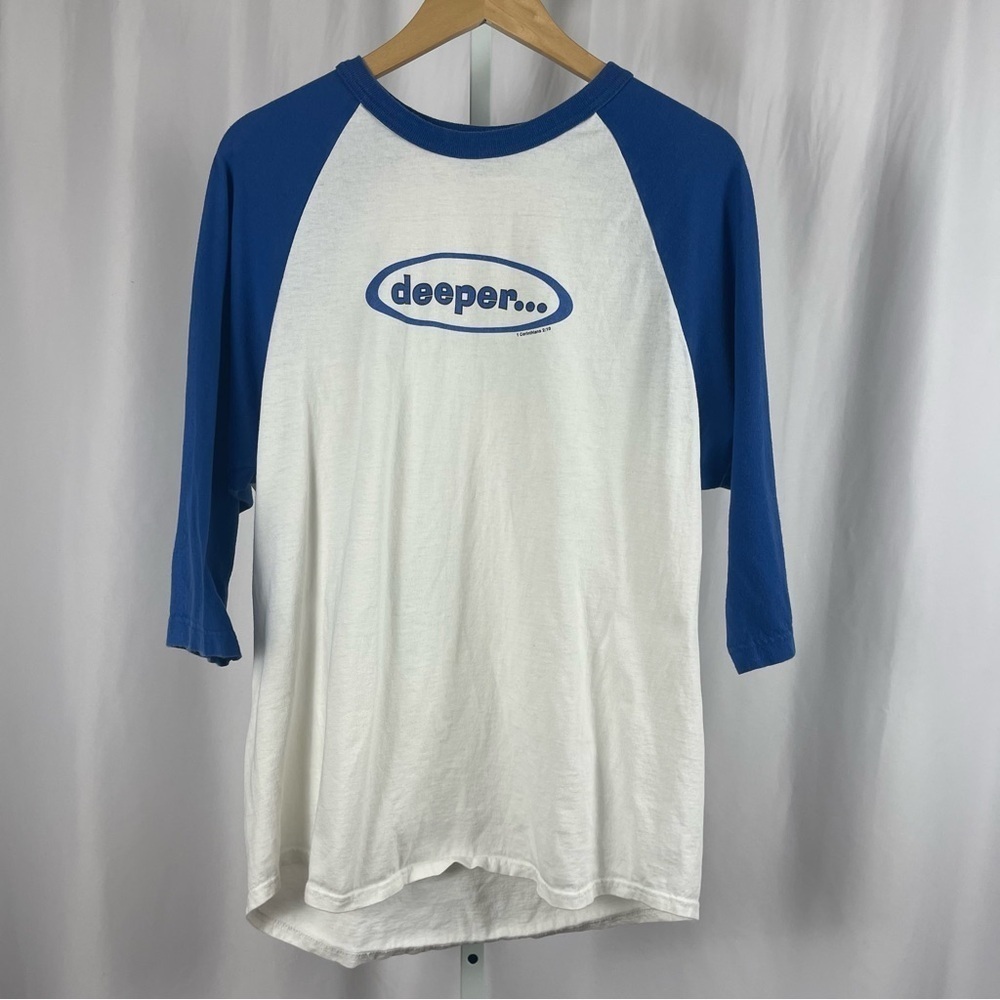 Badger Sport Large Deeper Jesus Baseball Tee Corinthians Graphic